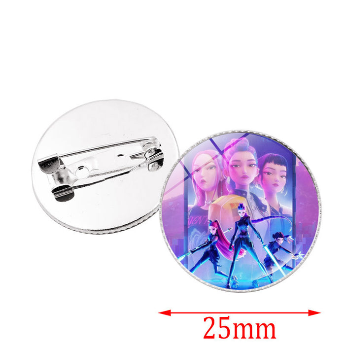 Wholesale Versatile safety pin brooch for bags and clothing accessories