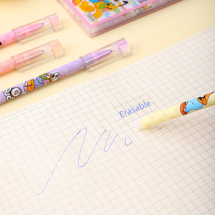 Wholesale Cartoon shaped straight pole erasable neutral pen cute erasable water pen student stationery