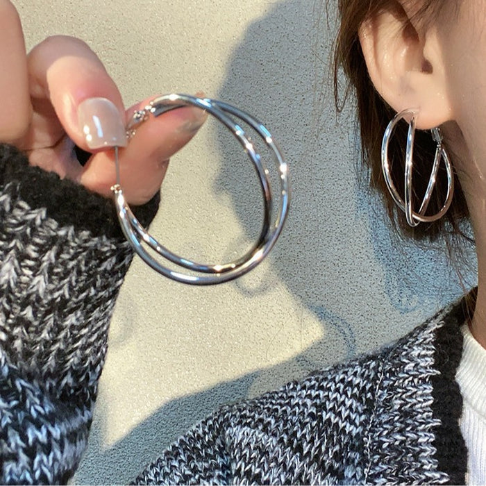 Wholesale Personality Large Hoop Earrings