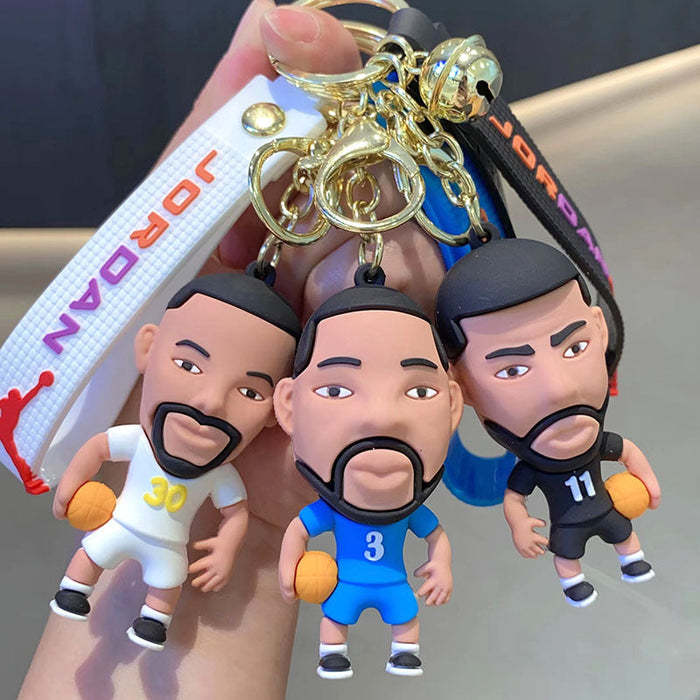 Wholesale Basketball James Irving Curry Exquisite Doll Keychain JDC-KC-XiongQ001