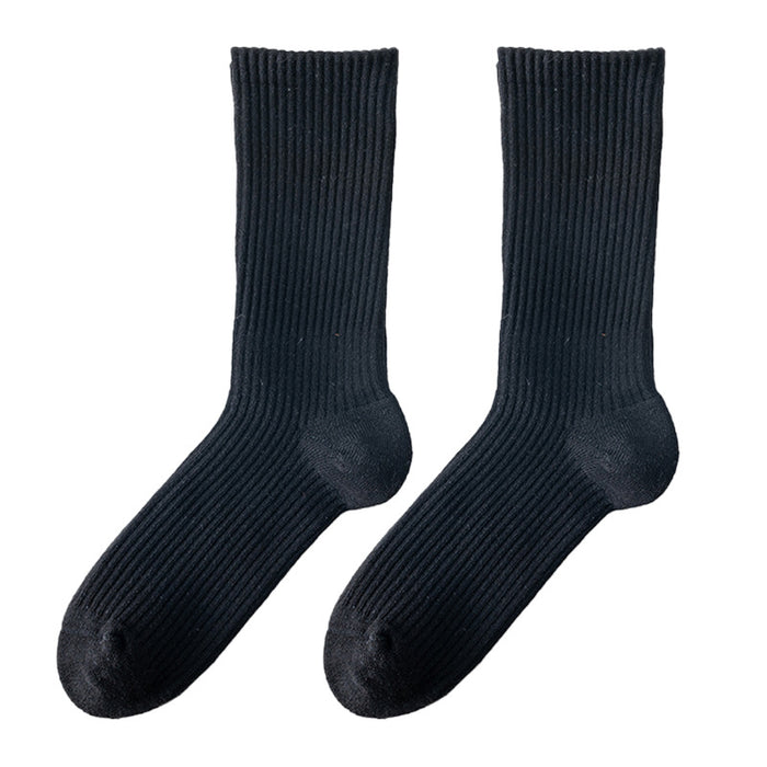 Wholesale Sports socks, basketball socks, mid tube socks, cotton socks, men's socks, solid color looped socks, comfortable socks, long tube socks