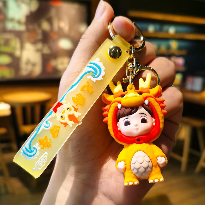 Wholesale Cartoon Doll 3D Rubber Keychain JDC-KC-Tingm080