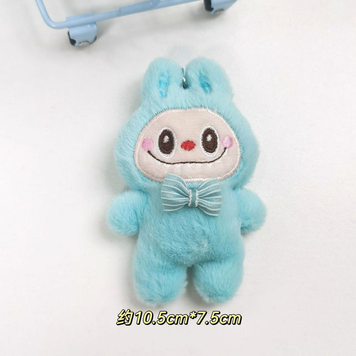 Wholesale Cute Cartoon Doll Squeaky Plush Pendant Keychain Bag Accessories Small Gift