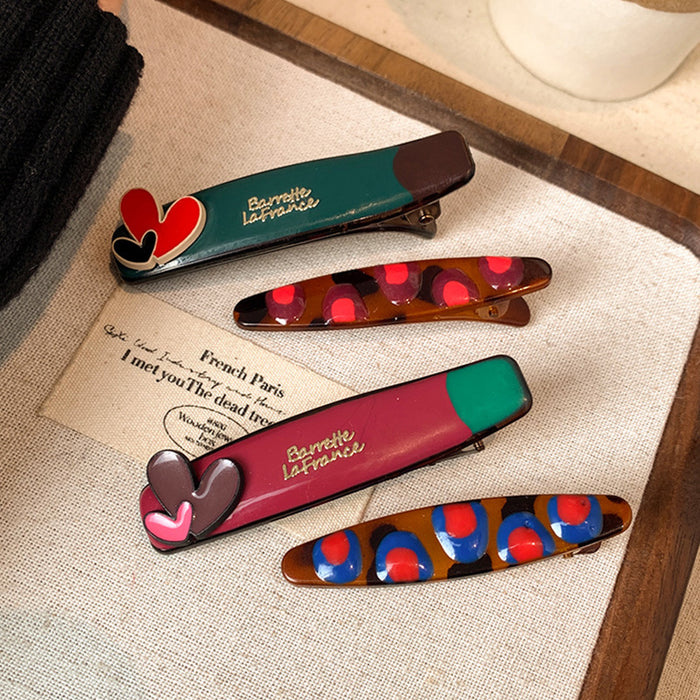 Wholesale Love  Hairpin Duckbill Clip Side Women's Front Broken Hair Bangs Clip