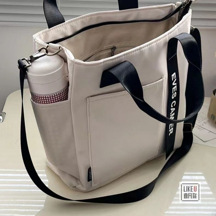 Wholesale Waterproof Shaped Tote Canvas Hand Crossbody Bag Simple All-match Shoulder Portable Lunch Box Bag