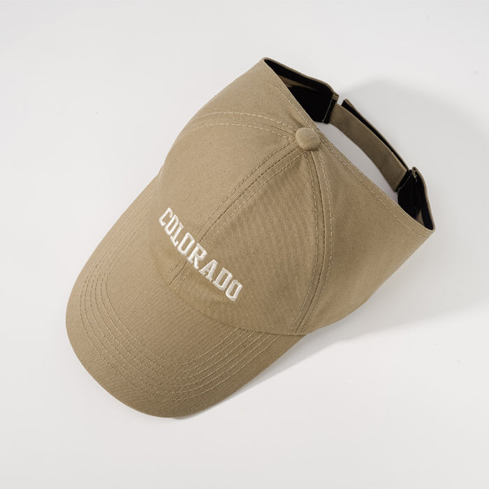 Wholesale Hat summer empty top running duckbill cap baseball cap sunshade sun hat