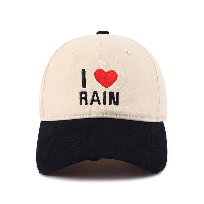 Wholesale New color blocked versatile duckbill cap with soft top and sun shading baseball cap