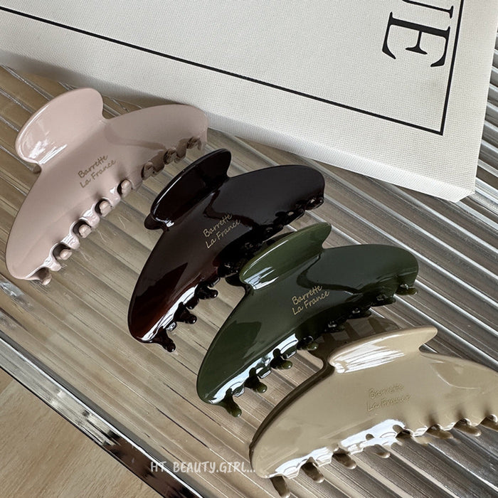 Wholesale Maillard grip clip France gold standard brown hair grip plate hair shark clip large