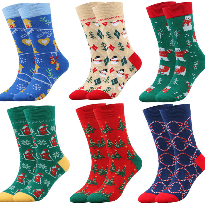 Wholesale Christmas Cotton Socks JDC-SK-XQ037