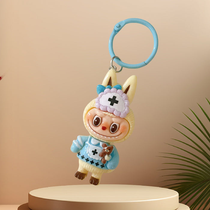 Wholesale Keychain Cute Girly Heart Pendant Men's and Women's Bag Hanging Accessories