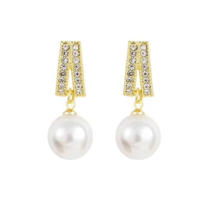 Wholesale Square Cat's Eye Alloy Earrings JDC-ES-Chengx004