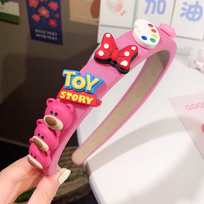 Wholesale Candy Color Cartoon Cute Sponge Headband JDC-HD-Wangl002