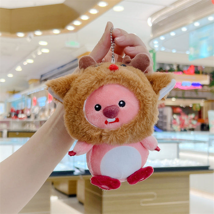 Wholesale  Cute Beaver Pendant Plush Toy Doll  Bag Pendant Keychain
