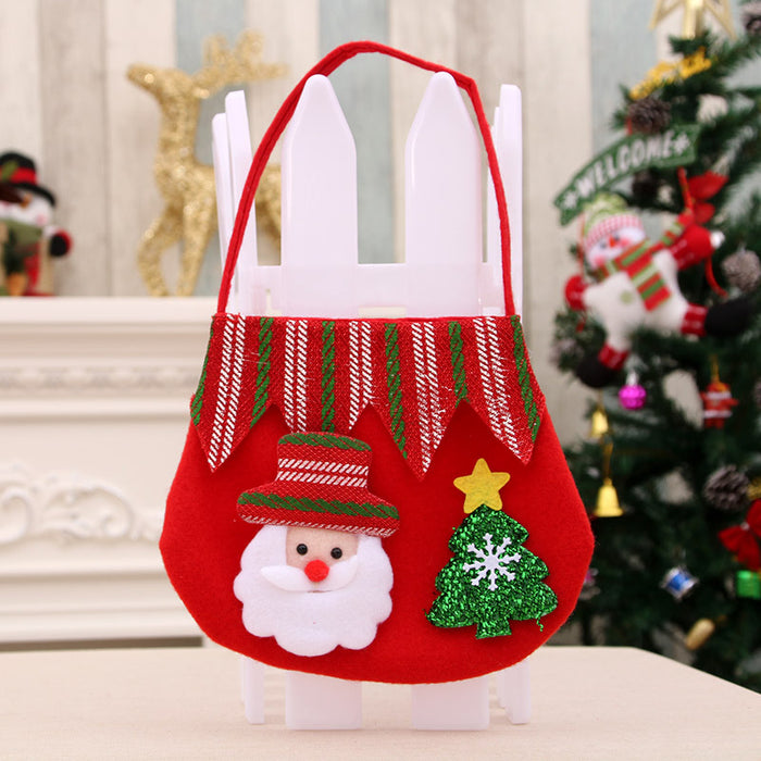 Wholesale Christmas Apple Bag, Handbag, Christmas Eve Gift Bag, Kidsren' s Small Gift Bag, Christmas Apple Bag