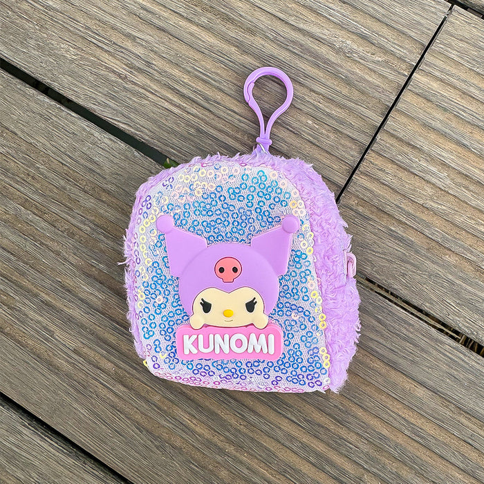 Wholesale  Keychain Pendant  Coin Purse Cartoon Colorful  Coin Purse