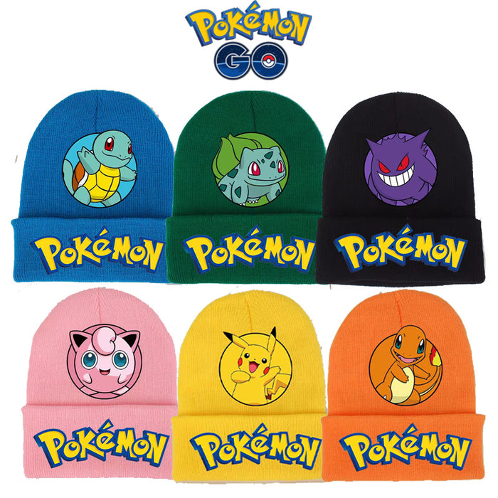 Wholesale Student Cartoon Print Knitted Hats Men and Women Wool Hats JDC-FH-JR002