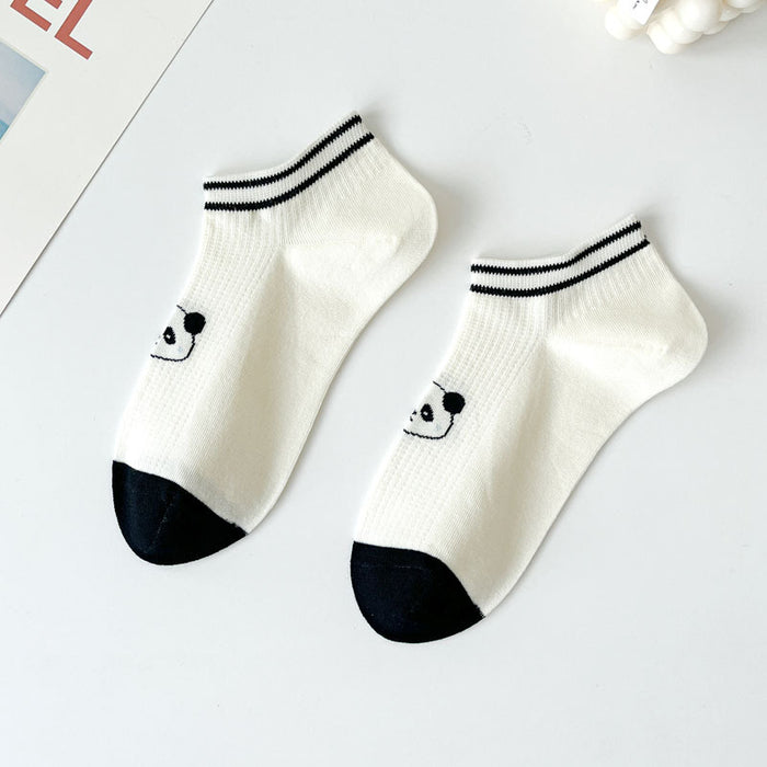 Wholesale Socks Thin Ship Socks Mesh Breathable Boneless Cute Cartoon Invisible Socks