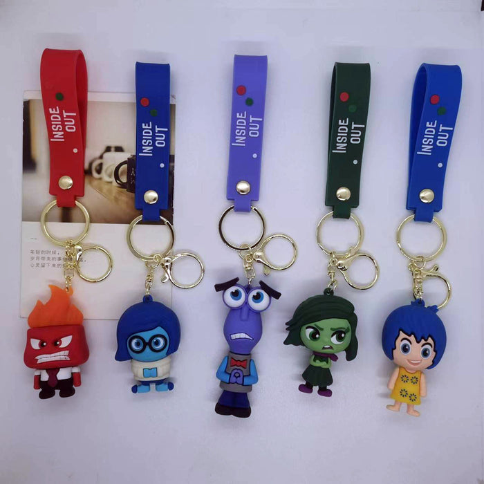 Wholesale cartoon mind Secret Service team key chain pendant bag car key chain accessories gift