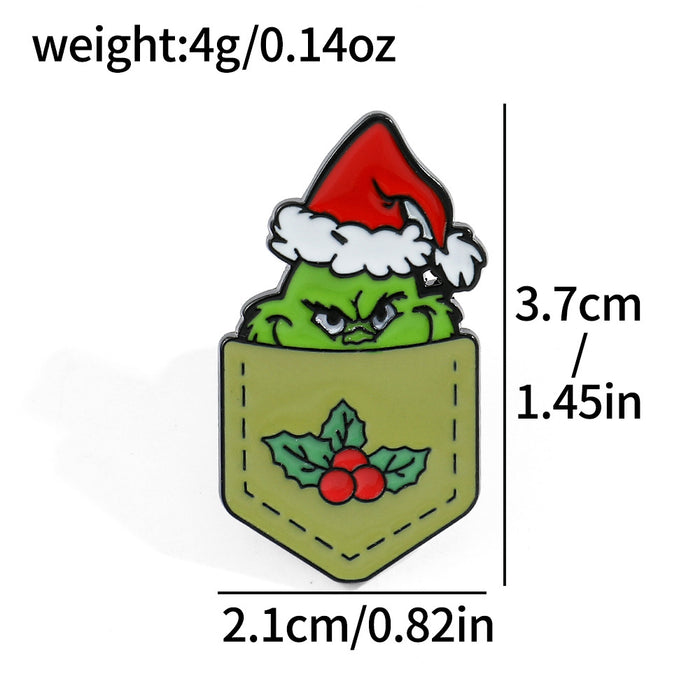 Wholesale Cartoon  Metal Badge Alloy Brooch Clothing Bag Accessories