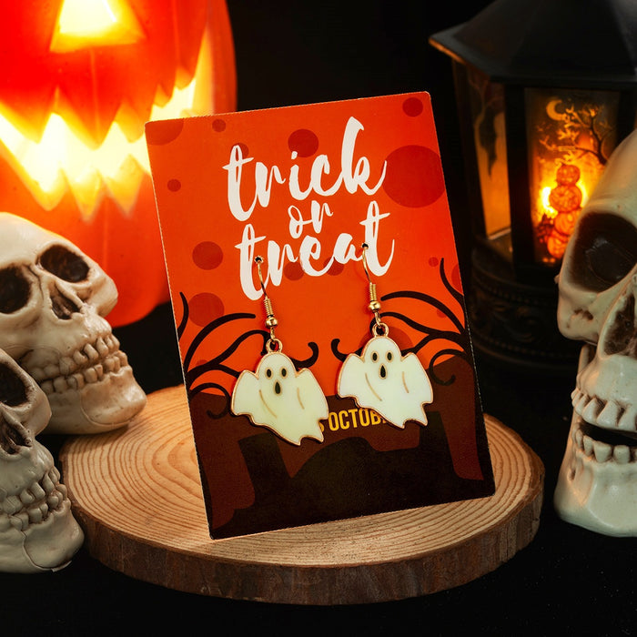 Wholesale  Earrings Collection Cute Cartoon Fun Ghost Pumpkin Skull Earrings