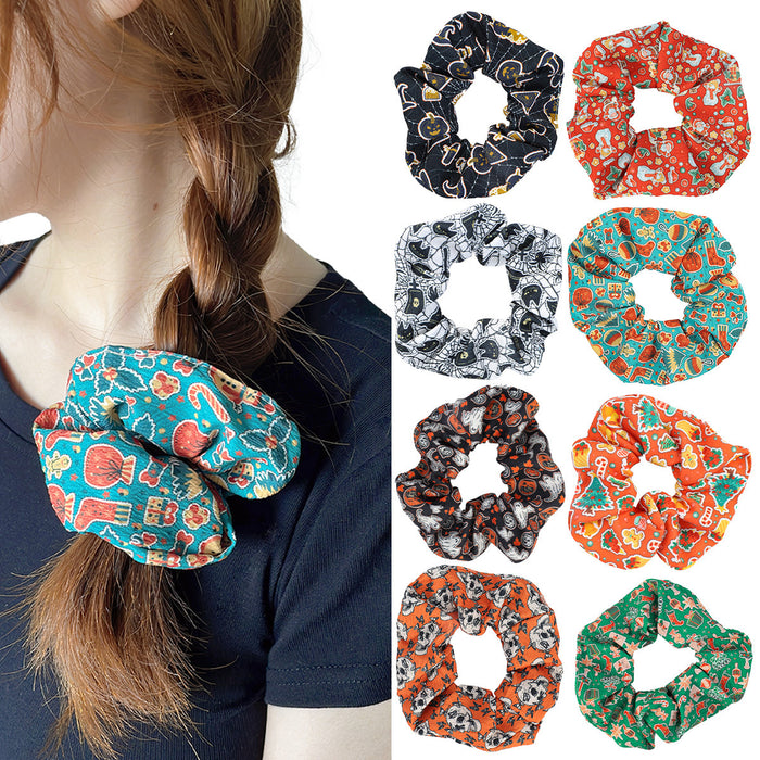 Wholesale Halloween Fabric High Elastic Hair Band JDC-HS-Fengp001