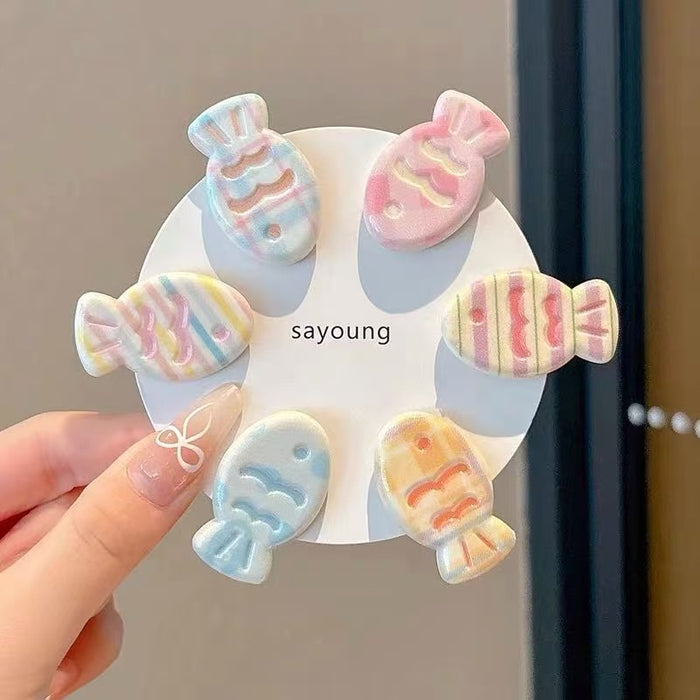 Wholesale Hair clip, macaron, small fish, bangs, cartoon, versatile headband, hair clip