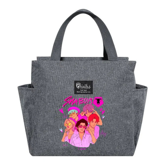 Wholesale Cute Cartoon Insulated Lunch Bag for Hot and Cold Handbags