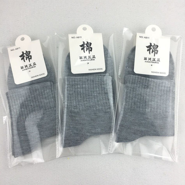 Wholesale Independently packaged socks, cotton socks, sports long tube, mid tube socks
