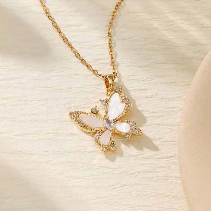 Wholesale Titanium Steel Non-fading Fashion Necklace for Women