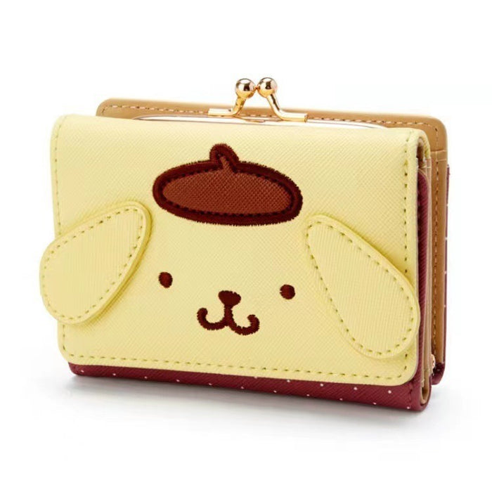 Wholesale Cinnamon Dog Coulomi Wallet PU Leather Zipper Buckle Merlot MLD Card Holder Wallet Short Cute Cartoon JDC-WT-QT002