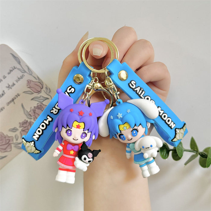 Wholesale Cartoon Silicone Doll Keychain JDC-KC-HaoXi018