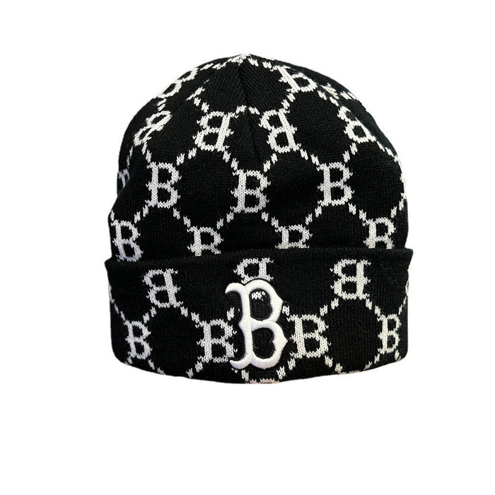 Wholesale Hat Acrylic Letter Embroidery Printing Warm Knitted Hat (F) JDC-FH-JiD003