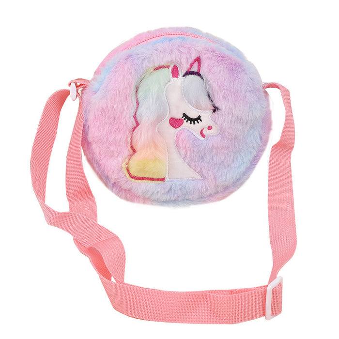 Wholesale Cartoon Cute Children' s Plush Small Shoulder Bag
