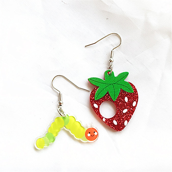 Wholesale New Earrings Creative Animal Fashion Personalized Acrylic Printed Earrings for Women