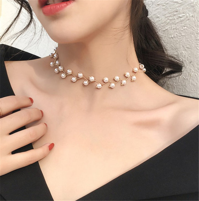 Wholesale Necklaces Women's Jewelry, Pearl Necklaces, Stacked High-End Necklaces