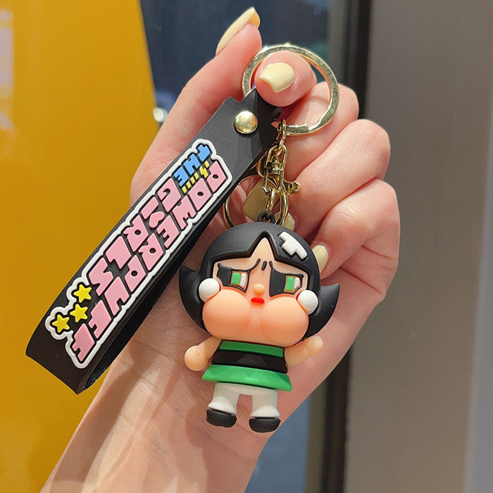 Wholesale  Cartoon Girl Bag Pendant Car Keychain Doll