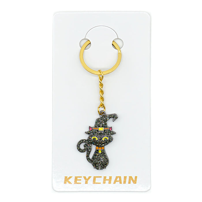 Wholesale Cartoon Christmas Metal Keychain Bag Charm Cute Holiday Gift Accessory