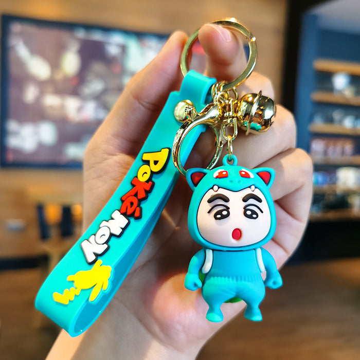 Wholesale Cartoon Silicone Doll Keychain JDC-KC-Tingm296