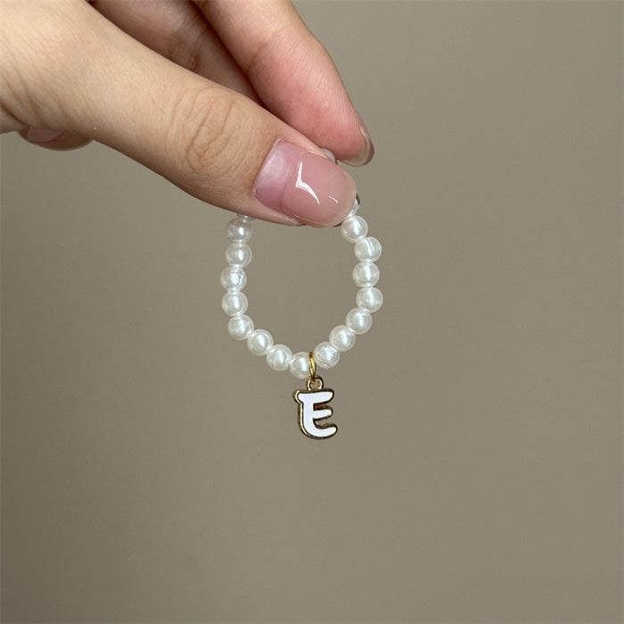 Wholesale Mini blind box pendant letter pearl necklace accessories doll clothes