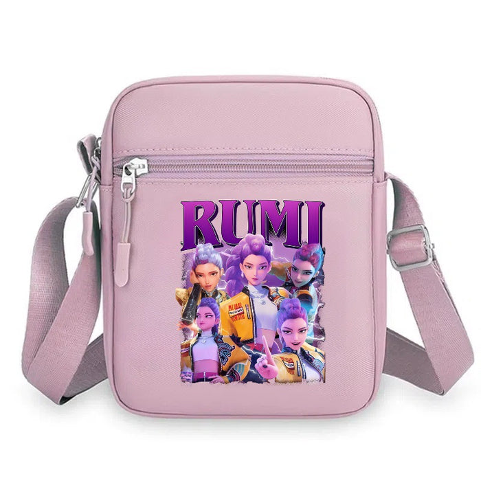 Wholesale Cute Cartoon Print Colorful Small Square Shoulder Bag