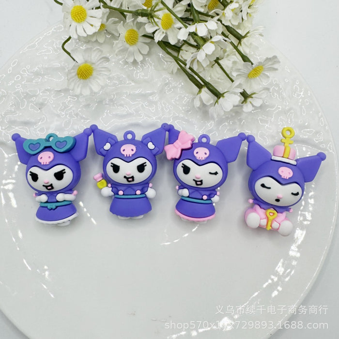 Wholesale Cartoon keychain exquisite small gift car keychain pendant