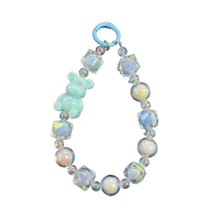 Wholesale Beaded mobile phone chain ornament, key phone case hanging rope, key chain pendant