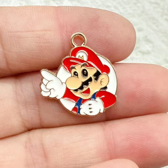 Wholesale 10pcs DIY Alloy Oil Drip Packaging Jewelry Bracelets,  Earrings,  Necklaces,  Hair Accessories,  and Pendants