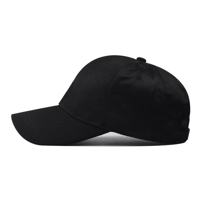 Wholesale Bright colored light plate baseball cap, silk duck tongue cap, baseball cap