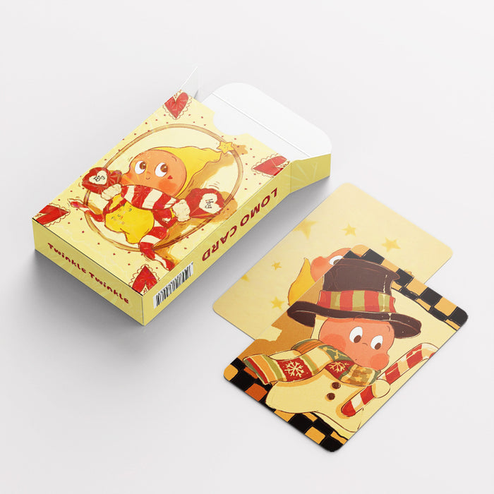 Wholesale 92 Small Cute Cartoon Stickers Collection Photo Double-Sided Lomo Cards