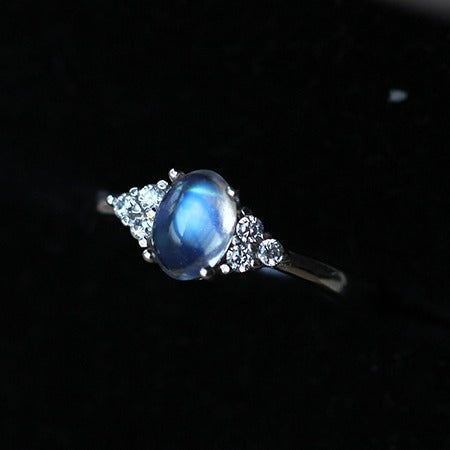 Wholesale Natural gemstone ring with minimalist design