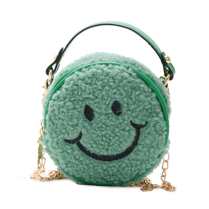 Wholesale Children's Bags Crossbody Bags Fashion Plush Chain Shoulder Bags JDC-SD-YuanDuo063