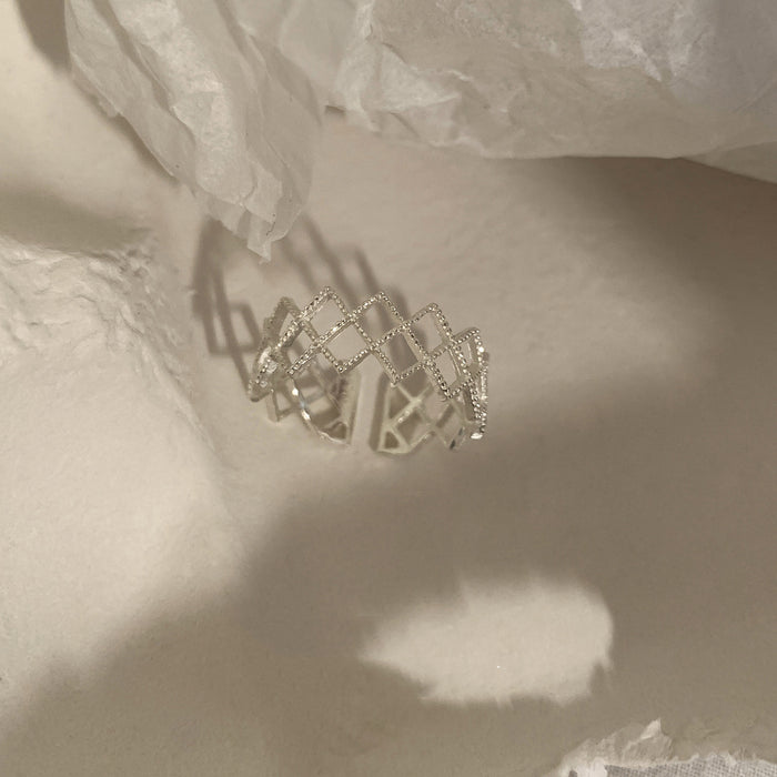 Wholesale Light luxury high-end ring with versatile and niche design, adjustable opening