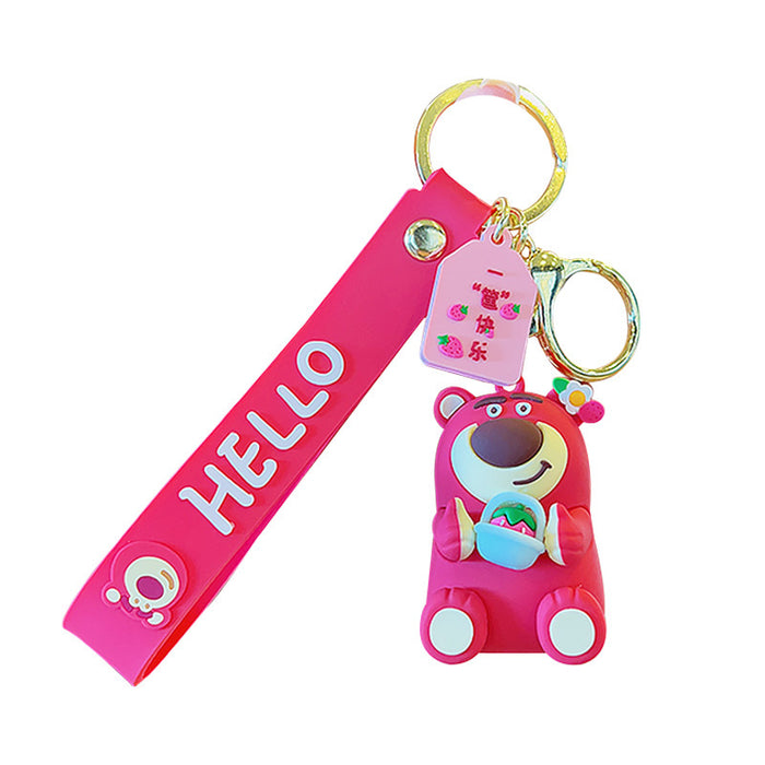 Wholesale Cartoon Silicone Doll Keychain JDC-KC-MingT040