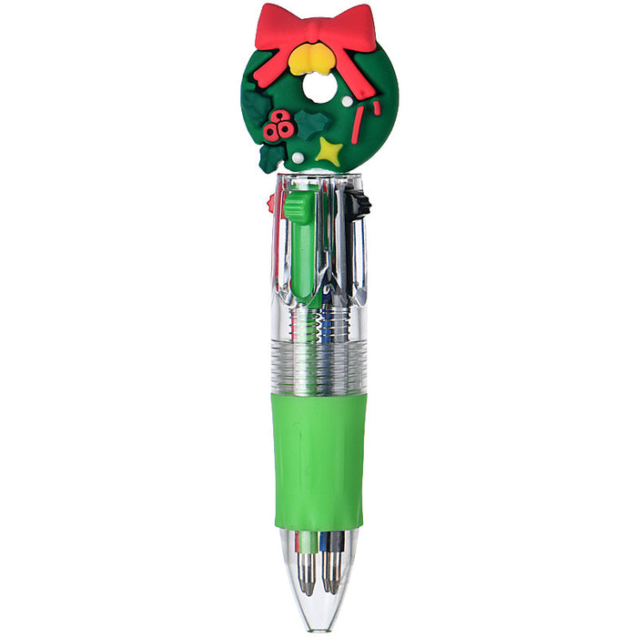 Wholesale Four-color ballpoint pen cute cartoon multi-color pen